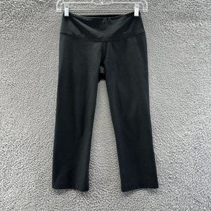Nike Dri-Fit Leggings Women's Size XS Black Cropped Athletic Leggings Size XS
